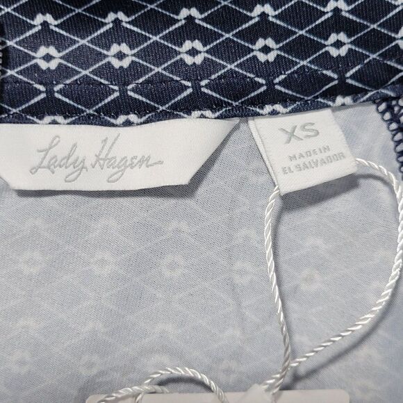 Lady Hagen Golf Pullover 1/4 Zip Long Sleeve Shirt Women Size XS UPF 50 Blue NEW - Picture 10 of 15